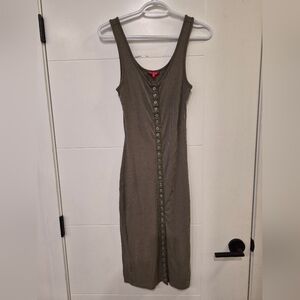 GUESS green ribbed maxi working buttom ptp 15-18+